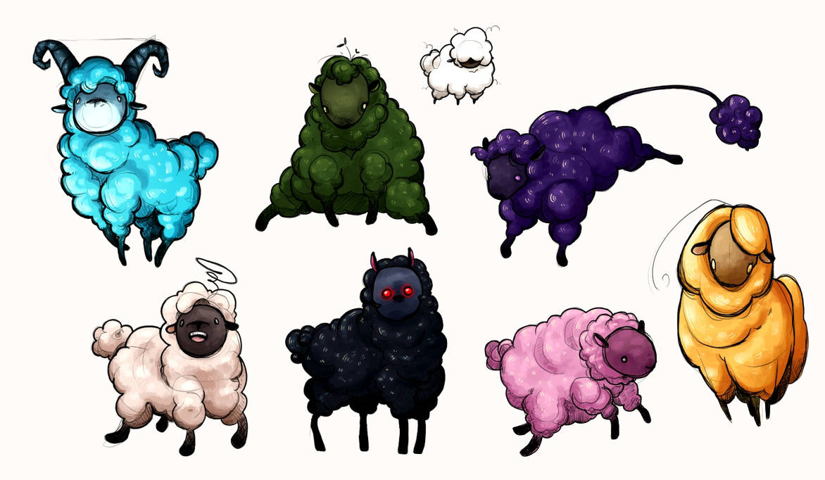 Deviantart Characters Sheep Sheepes by KubekMrozony on DeviantArt