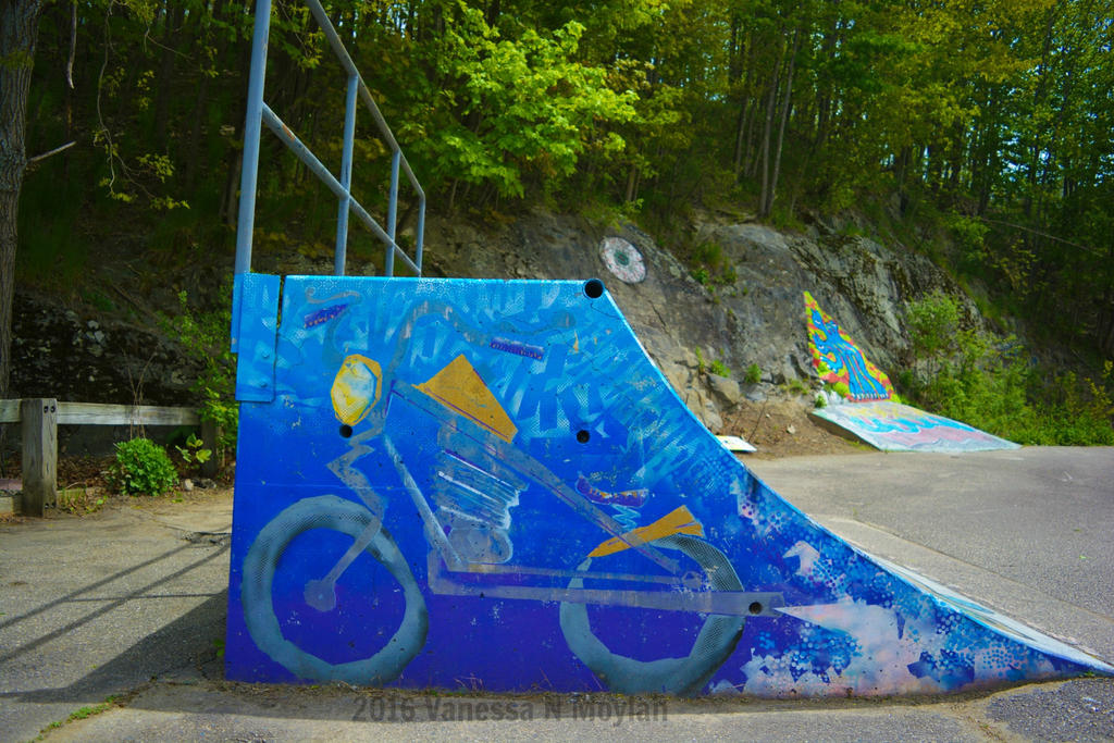 Dover Skatepark 2 ~ Blue Ramp by VanessaNMPhotography on DeviantArt
