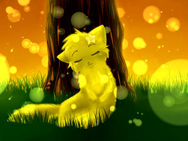 -Sleeping by a Tree-