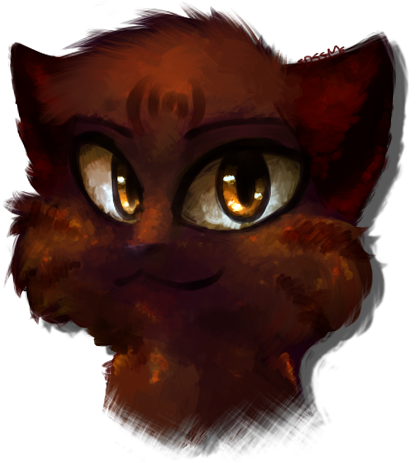 Brambleclaw (more Painterly experiments)