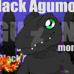 Black Agumon by WrenShimmamora