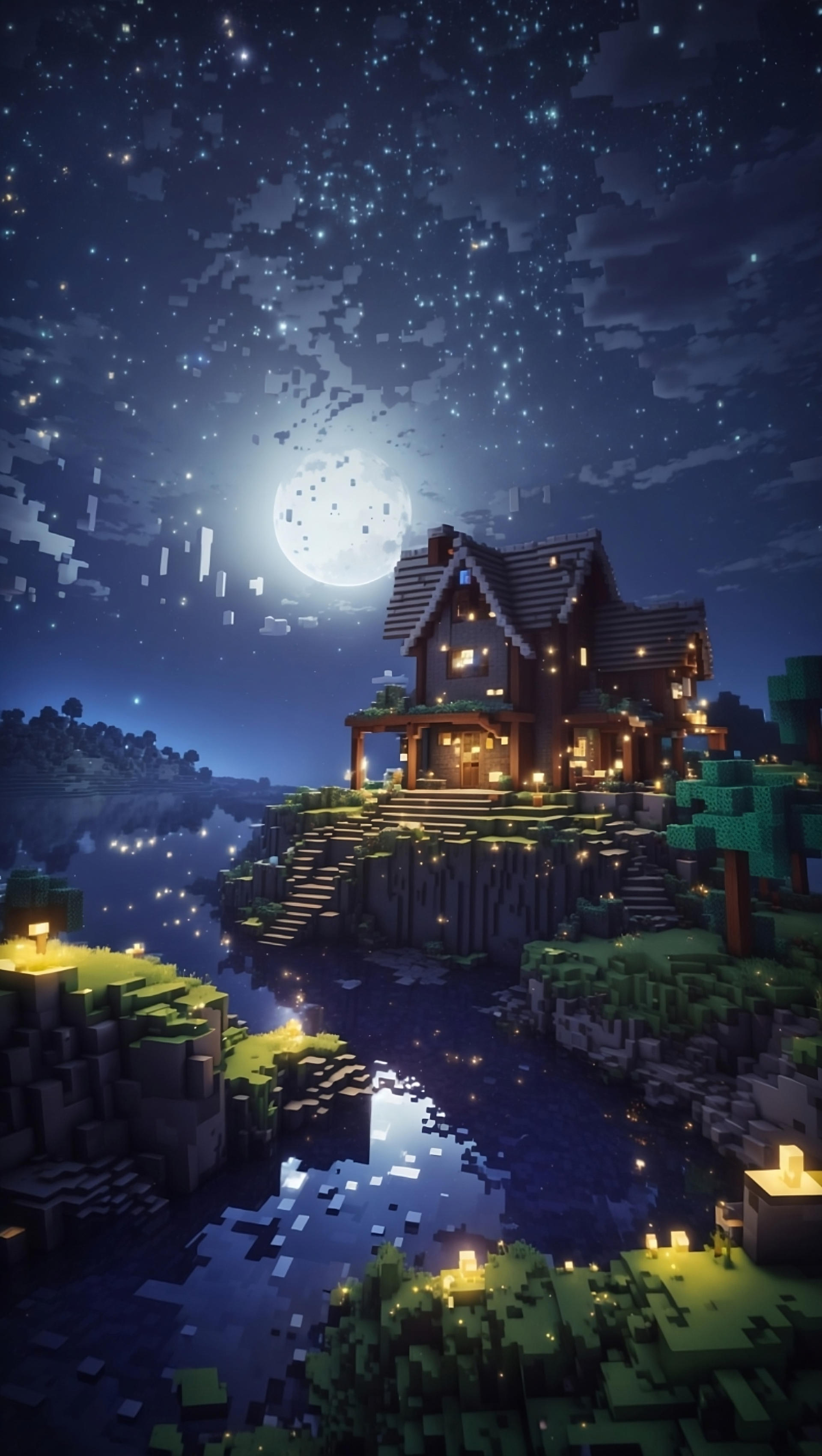 Minecraft Landscapes A Minecraft landscape by Heimdall11 on DeviantArt