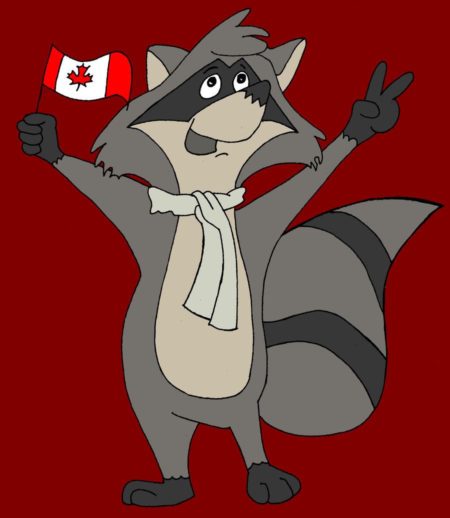 Canadian Raccoon Man Ralph Raccoon - Coloured by Canadian-Raccoon on DeviantArt