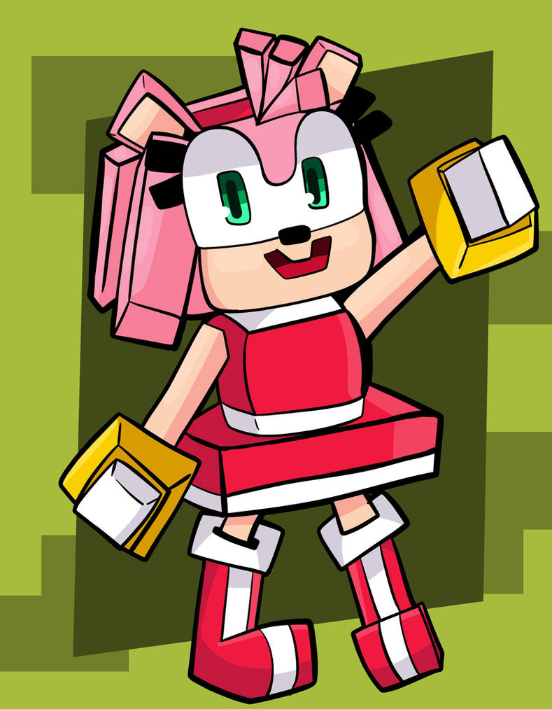 Minecraft Amy by Someth1ngorAnother on DeviantArt