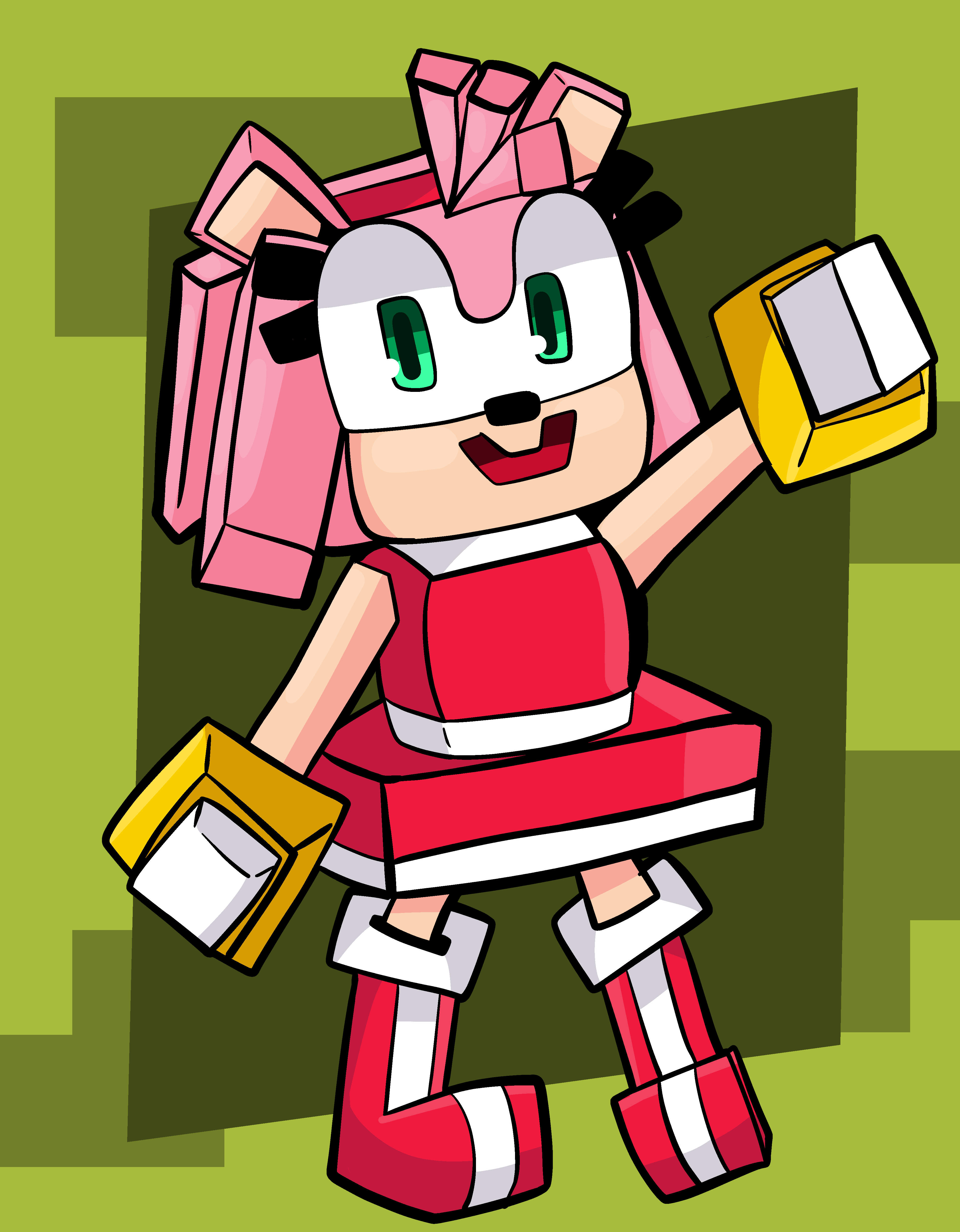 Minecraft Amy by Someth1ngorAnother on DeviantArt