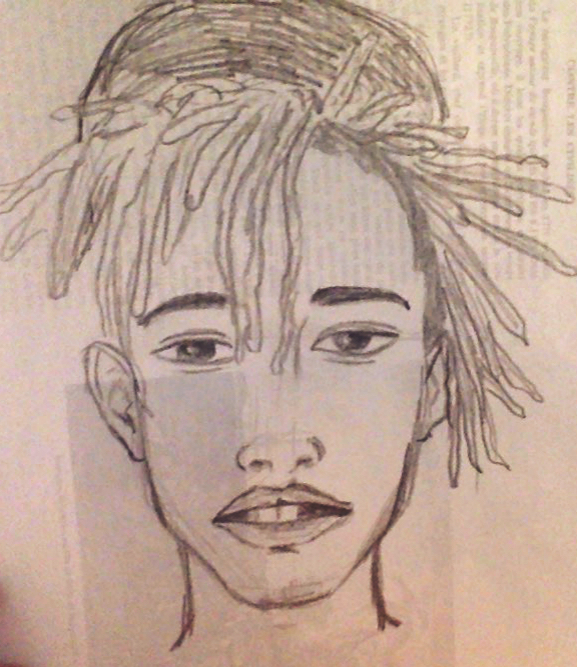 sketch inspired by Jaden Smith