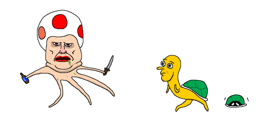 Toad gets his revenge by holyphat1 on DeviantArt