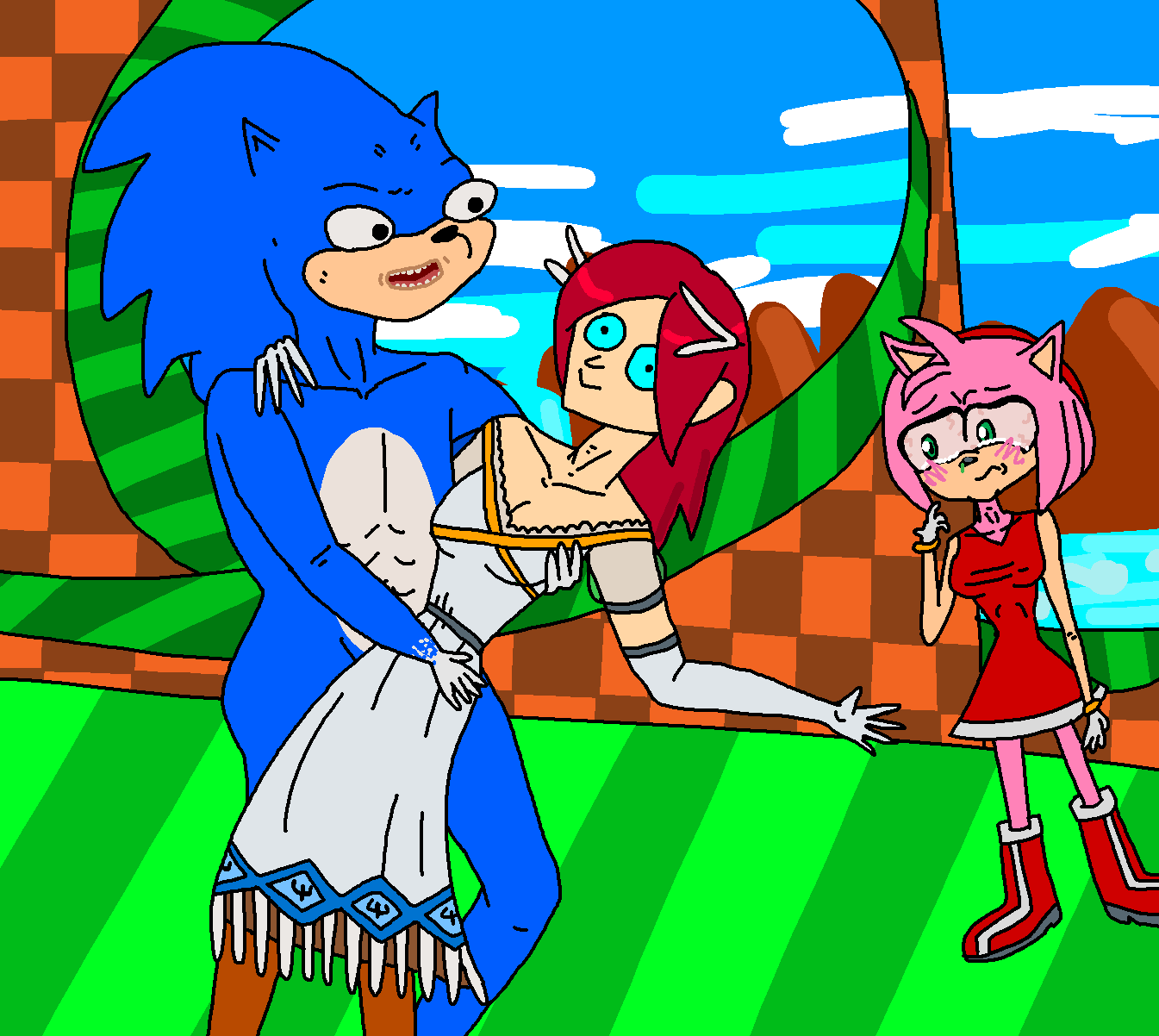 Sonic x Elise by eddiestrickland18 on DeviantArt