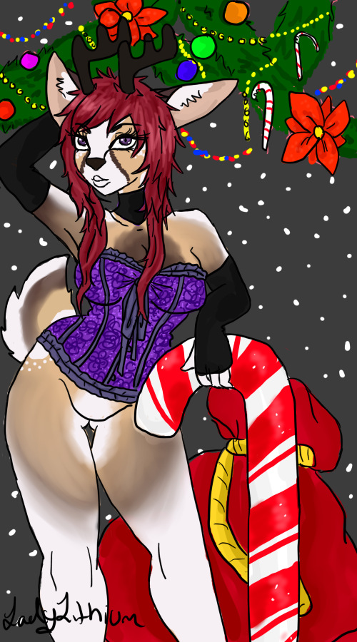 Not one of Santas deers YCH