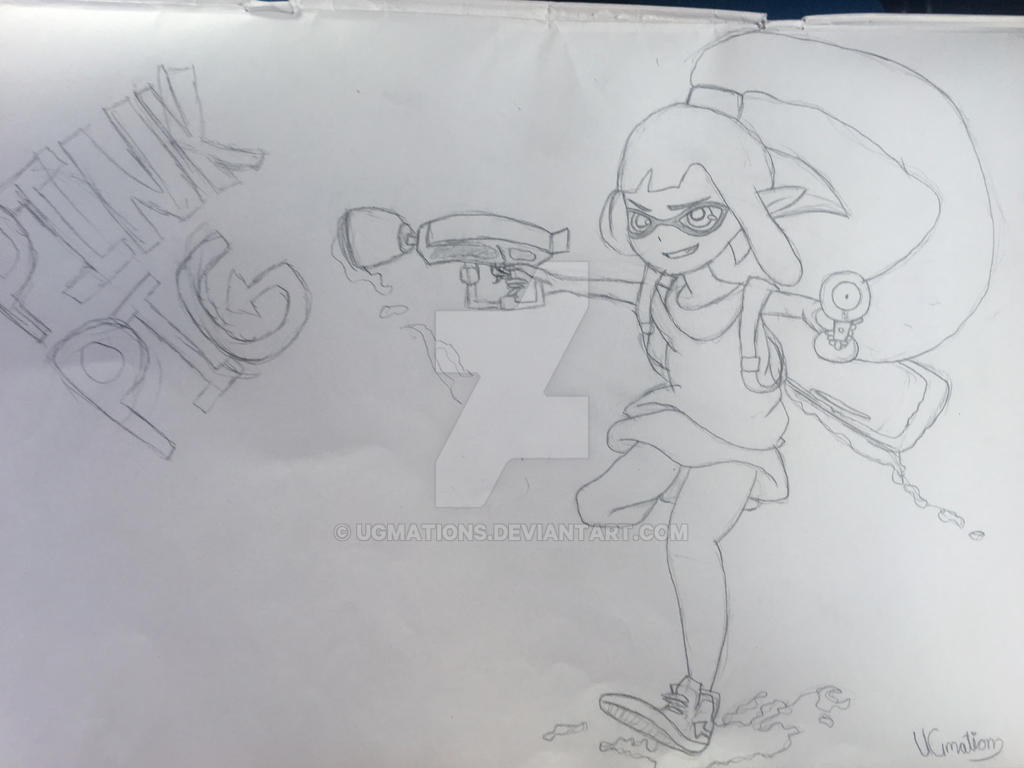 Splatoon Draw Reference splatoon drawing (reference) by UGmations on DeviantArt