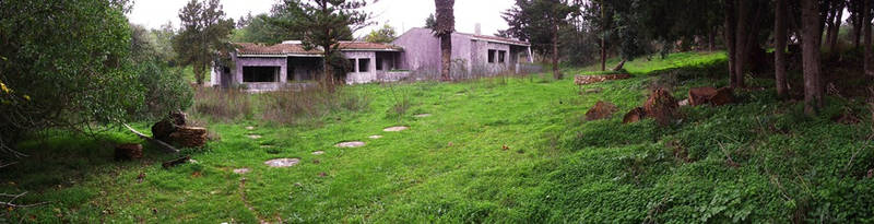Old house panorama