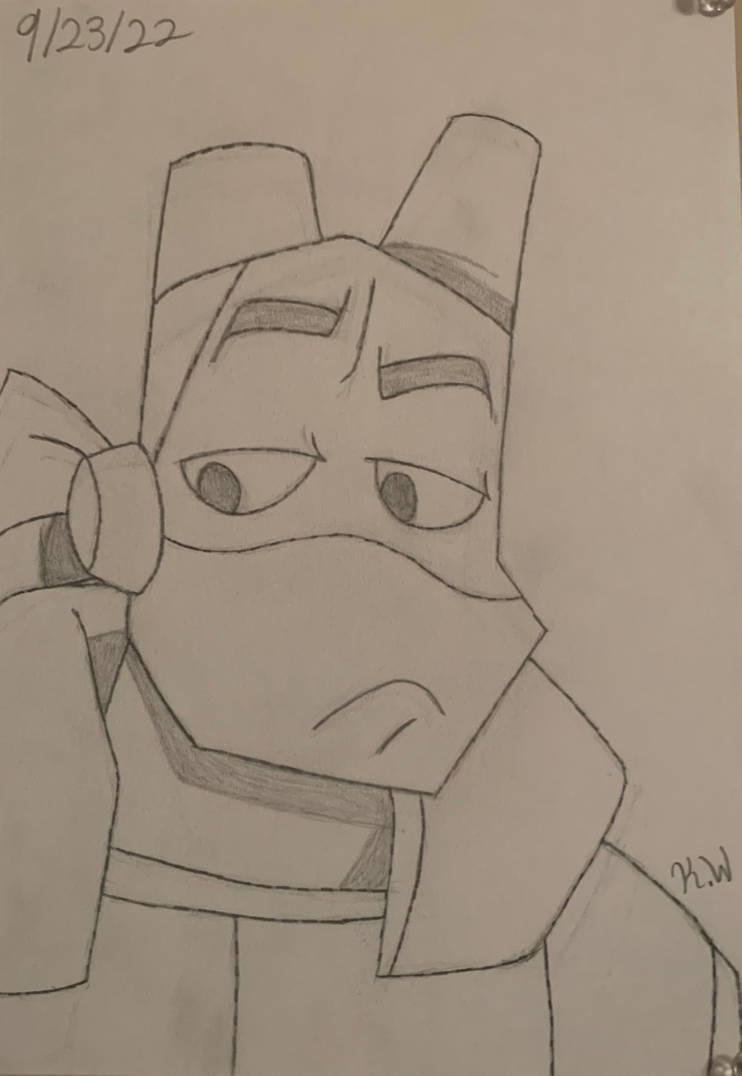 Maskymask2004 Rottmnt ROTTMNT Redraw Donnie Judging by GalaxyStarShow on DeviantArt
