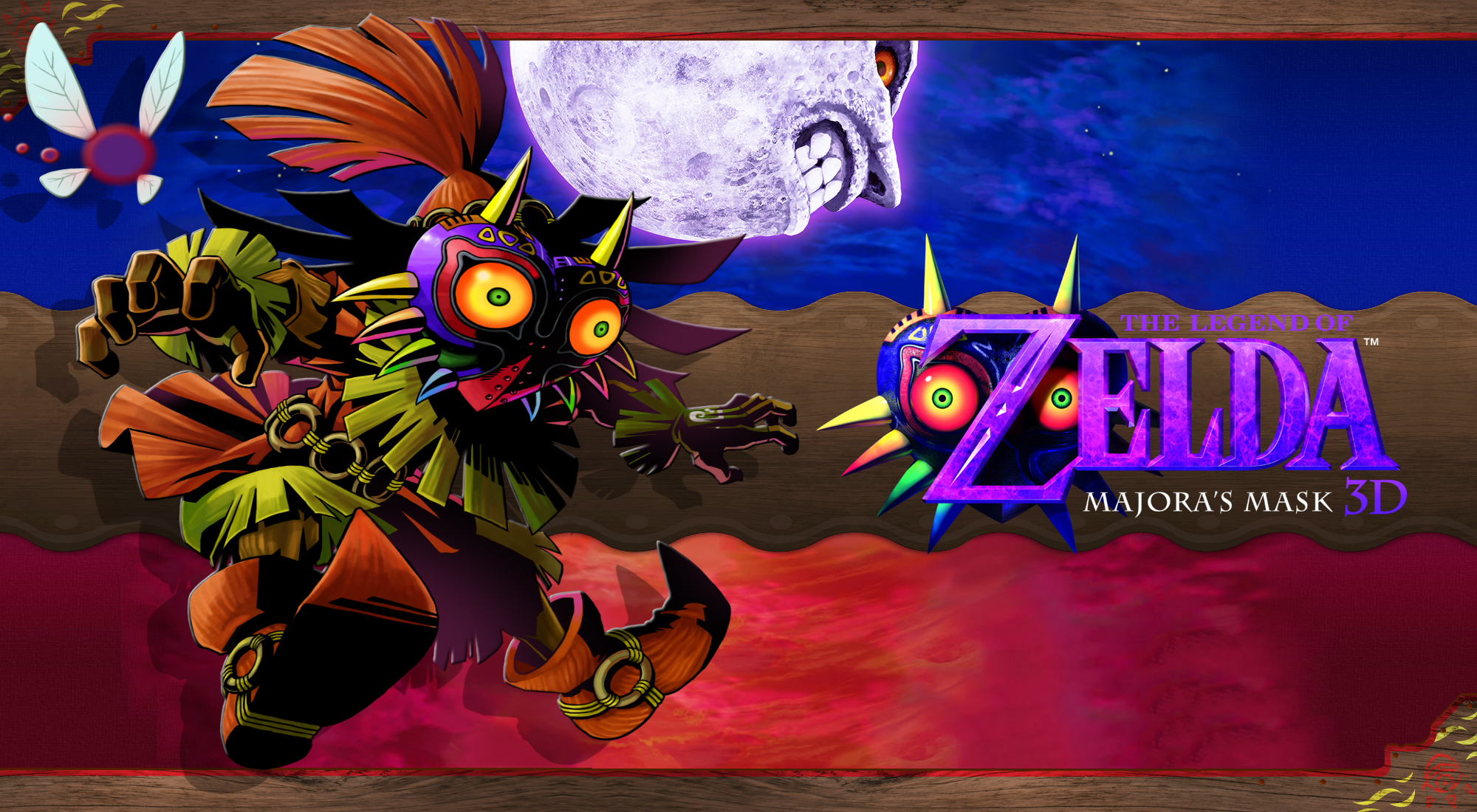 The Legend of Zelda Majora's Mask 3DS Wallpaper by stevenstone89