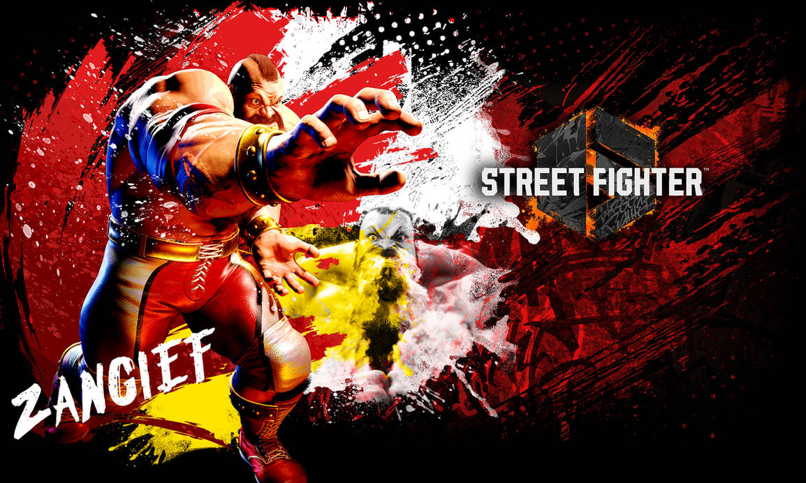 Street Fighter 6 - Zangief Wallpaper - Cat with Monocle