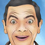 Mr. Bean Line Art Coloring