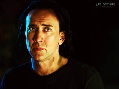 Nicolas Cage Long Hair