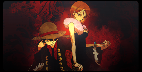 Nami and Luffy One Piece