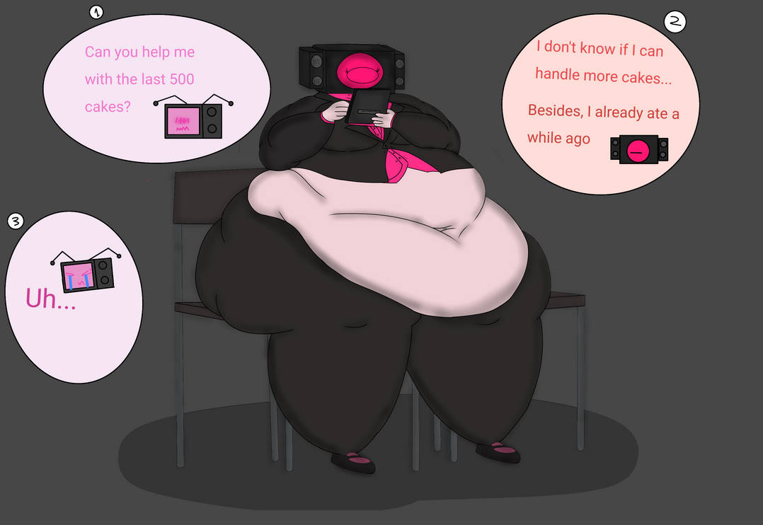 (Speaker woman and Tv woman) in an agreement by TvWomanFtSC on DeviantArt