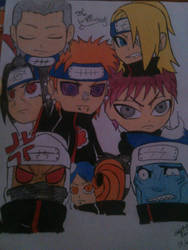 Akatsuki collage (chibi)