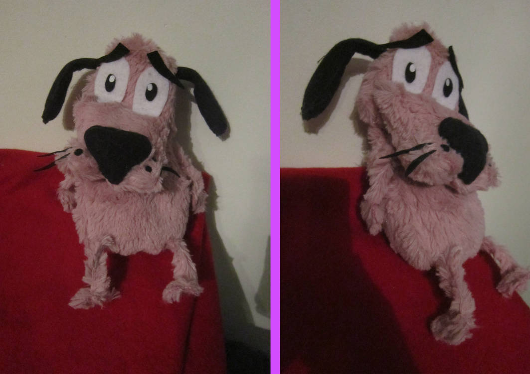 Courage the Cowardly dog Plush by Ovidiu-Hiei on DeviantArt