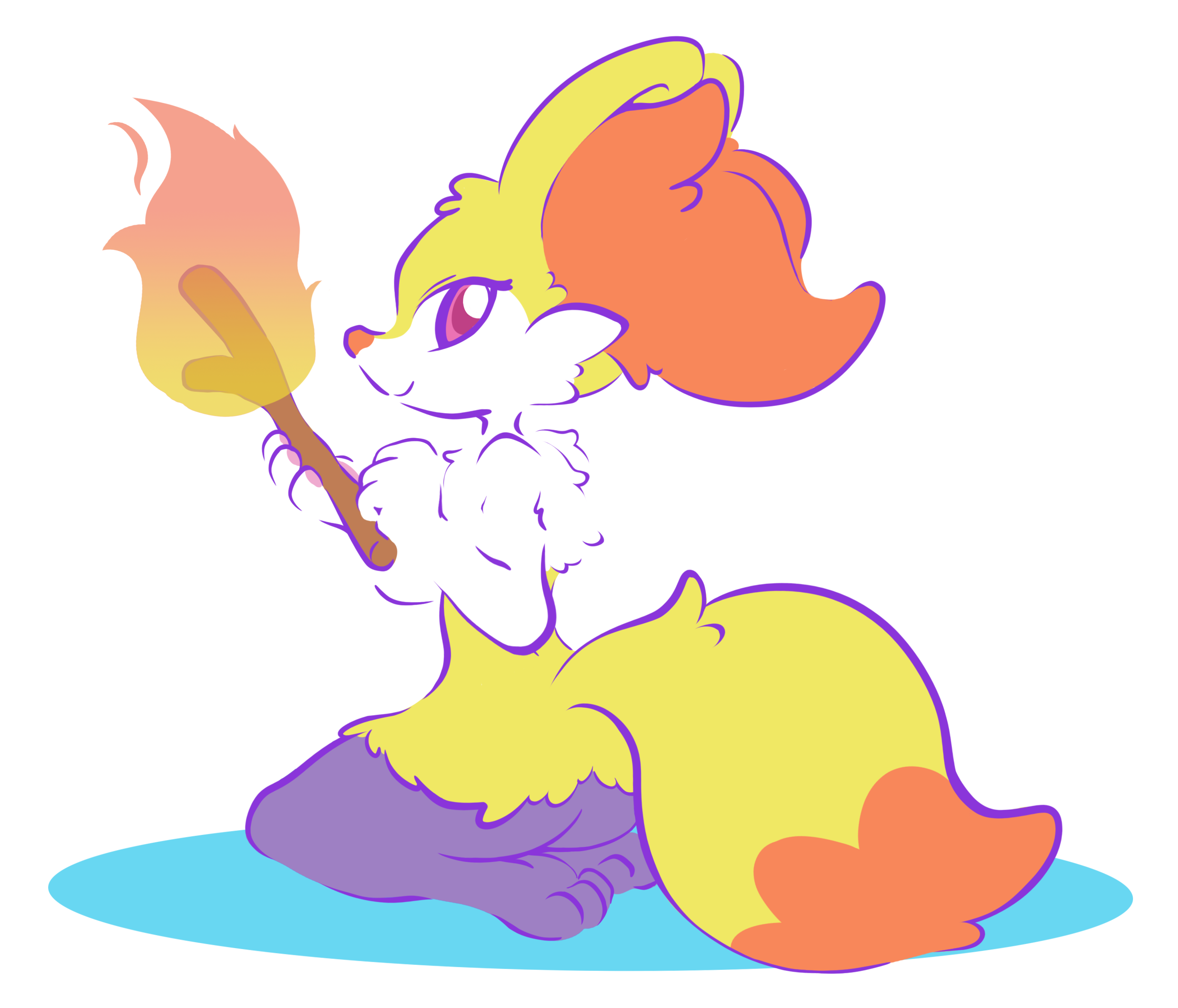 Delighted Braixen