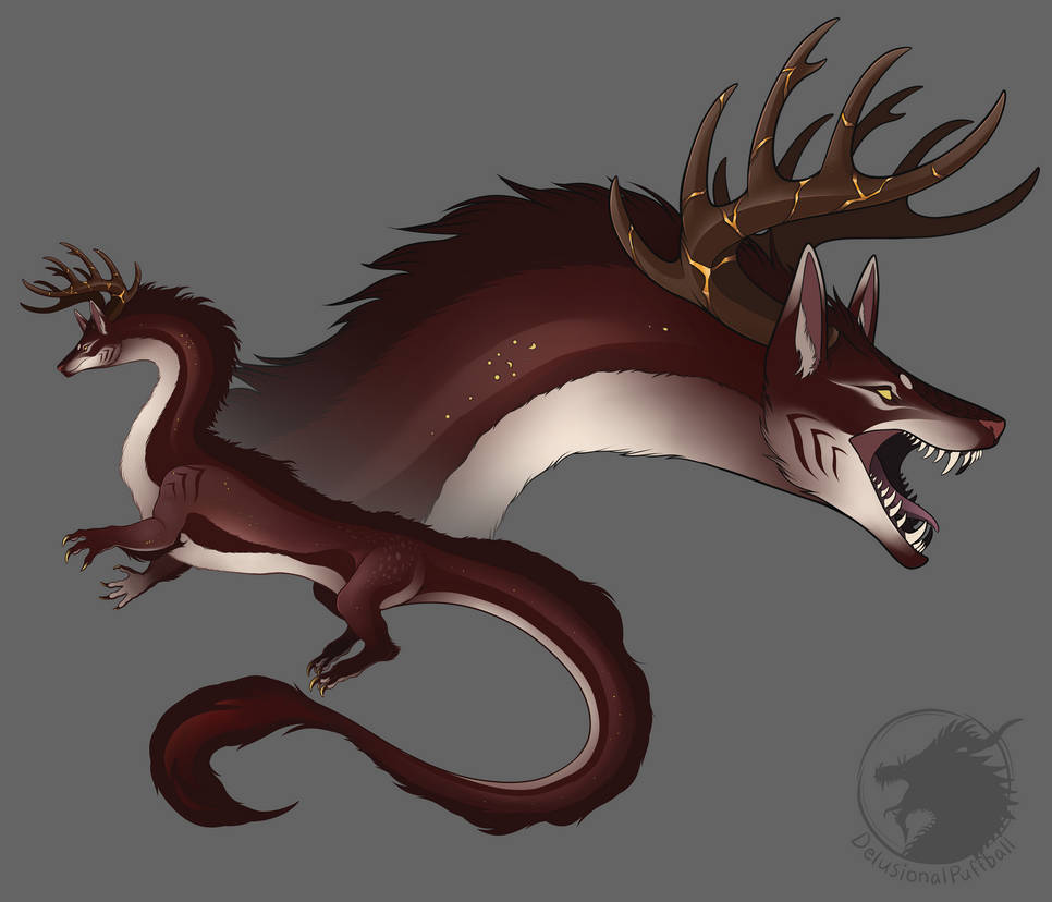Autom Dragon Autumn Dragon by DelusionalPuffball on DeviantArt