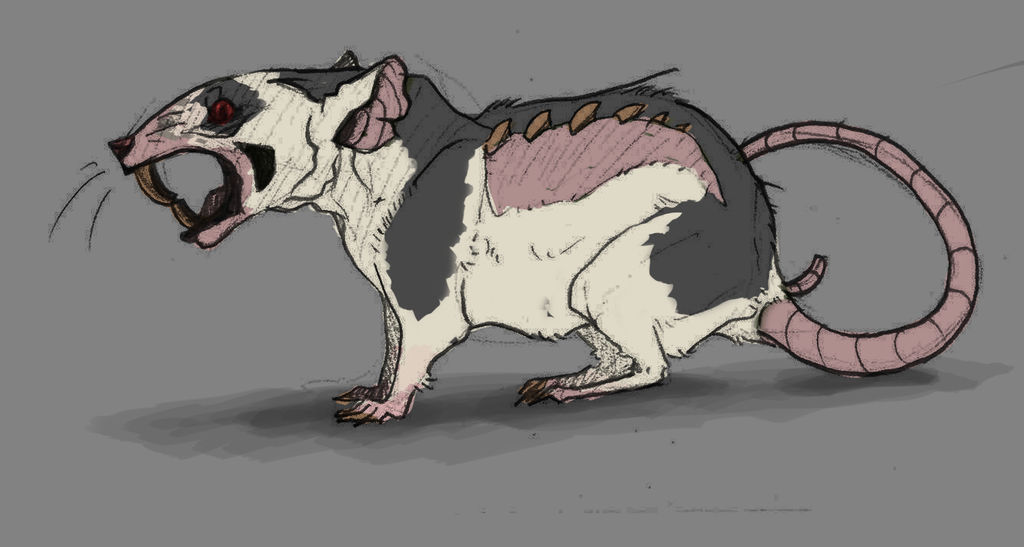 Mutant Humanoid Rats Rat mutation concept art by Z-A-D-Y on DeviantArt