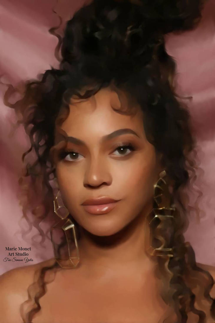 Portrait of Beyonce by DivaDerulo971 on DeviantArt
