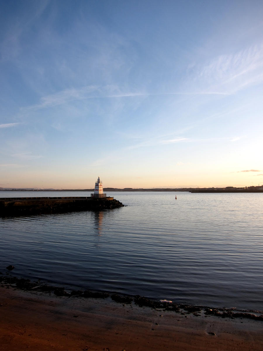 Lighthouse at sunset