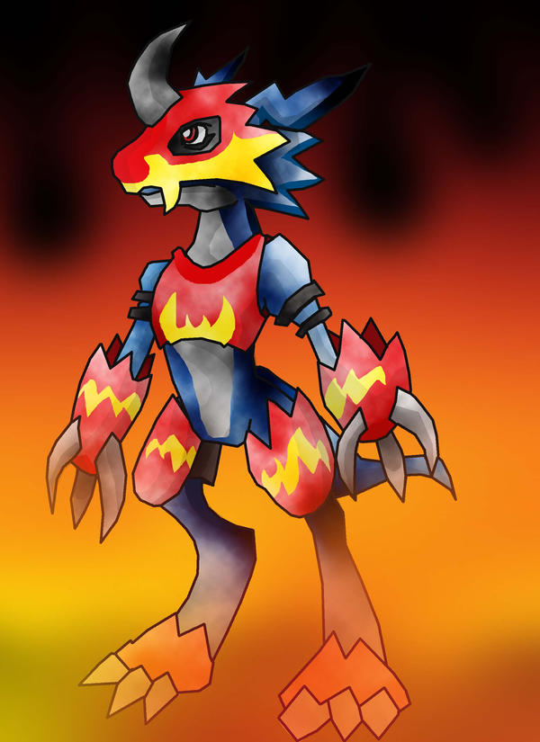 Flamedron Flamedramon by GNGTNT105 on DeviantArt