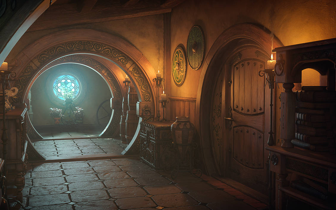 Layout 1-VOL03 - Fantasy Home Hallway by Strangefate1 on DeviantArt