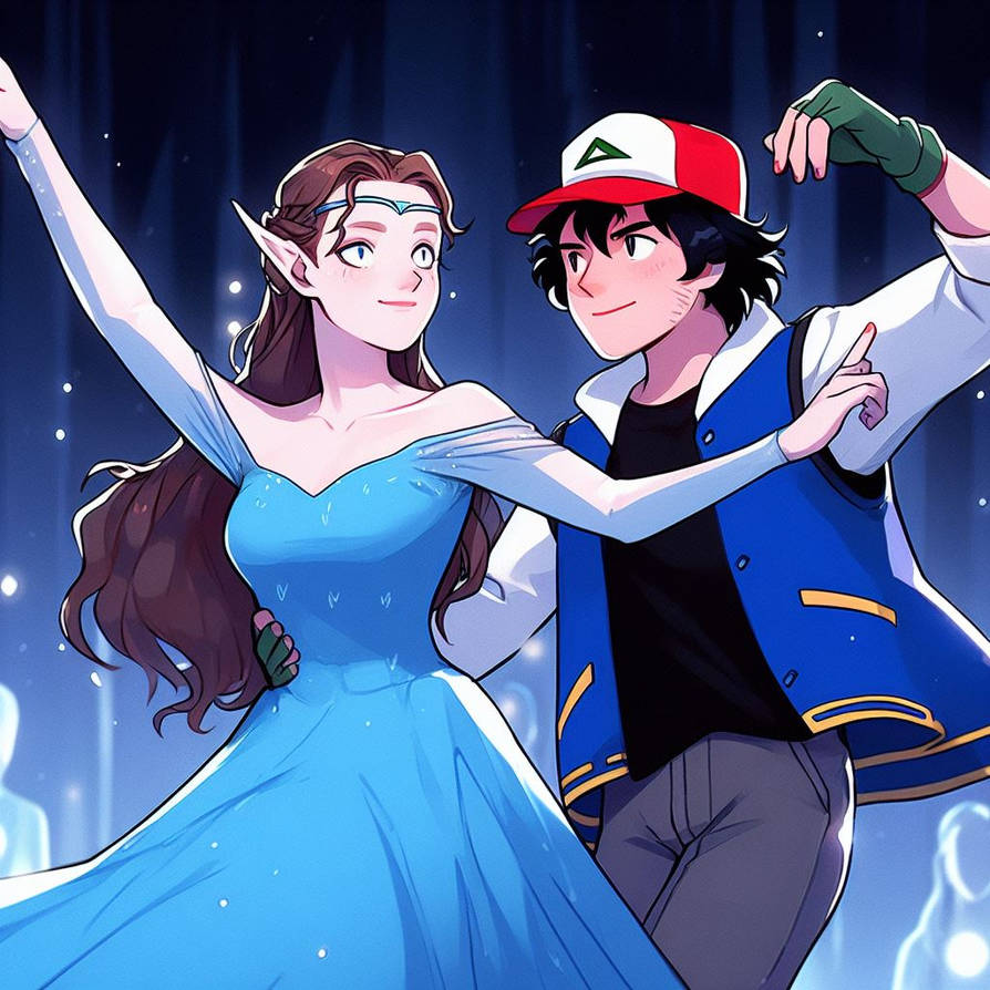 Ash and Arwen 1 (AI Art) by HunterJohnson882 on DeviantArt