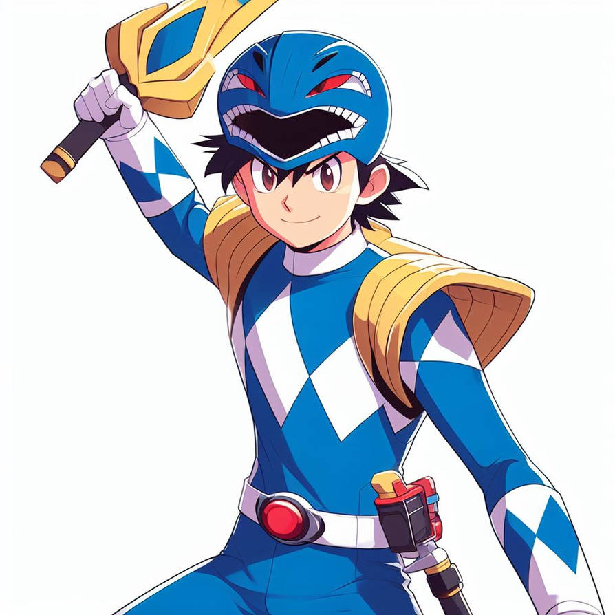 Ash Ketchum as a Power Ranger (AI Art) by HunterJohnson882 on DeviantArt