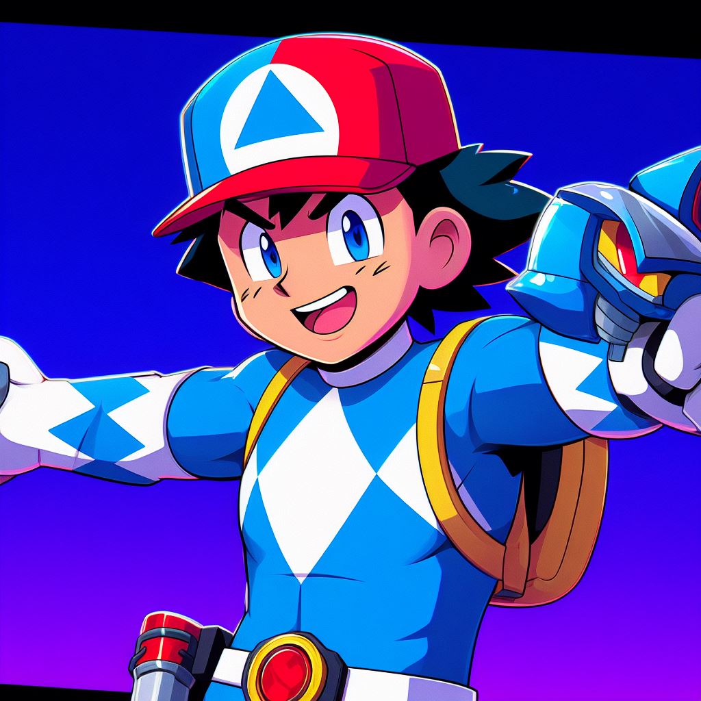 Ash Ketchum as a Power Ranger 3 (AI Art) by HunterJohnson882 on DeviantArt