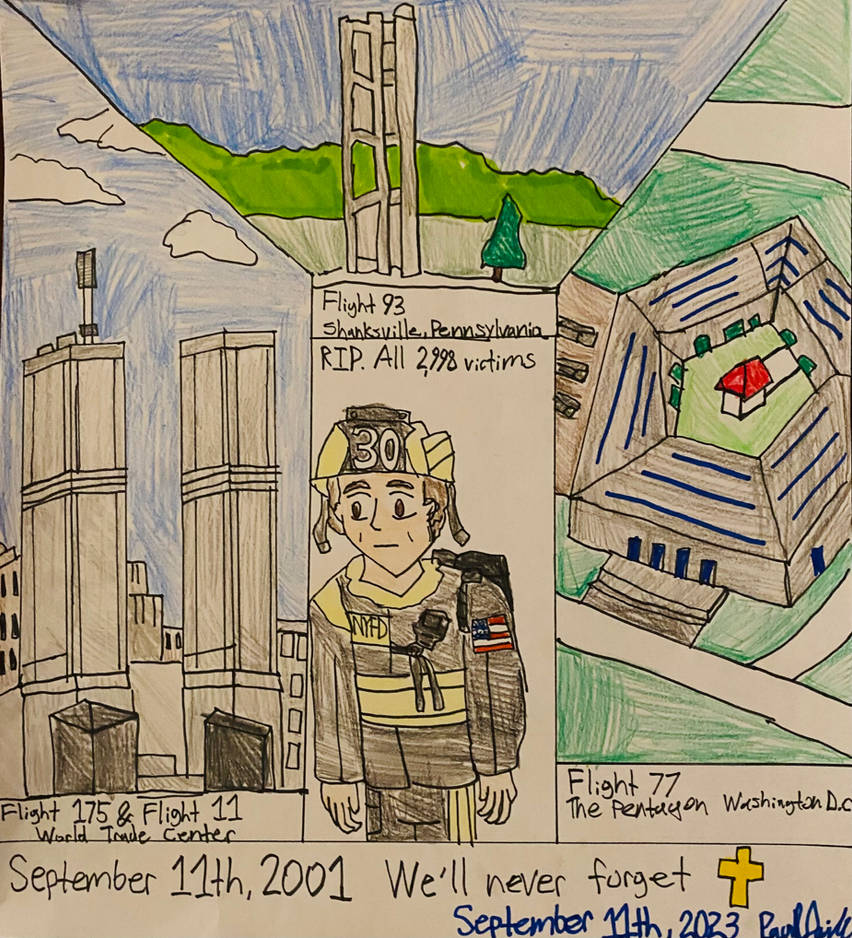 Remembering 9/11 22 years later by Thatawsomeartist on DeviantArt