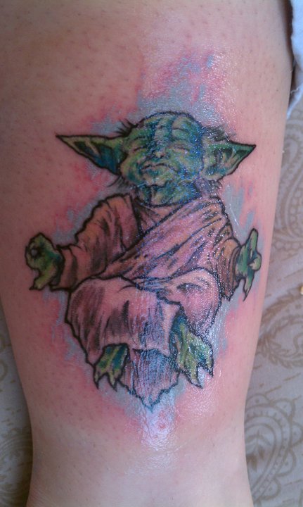 Yoda Bhudist Tattoo