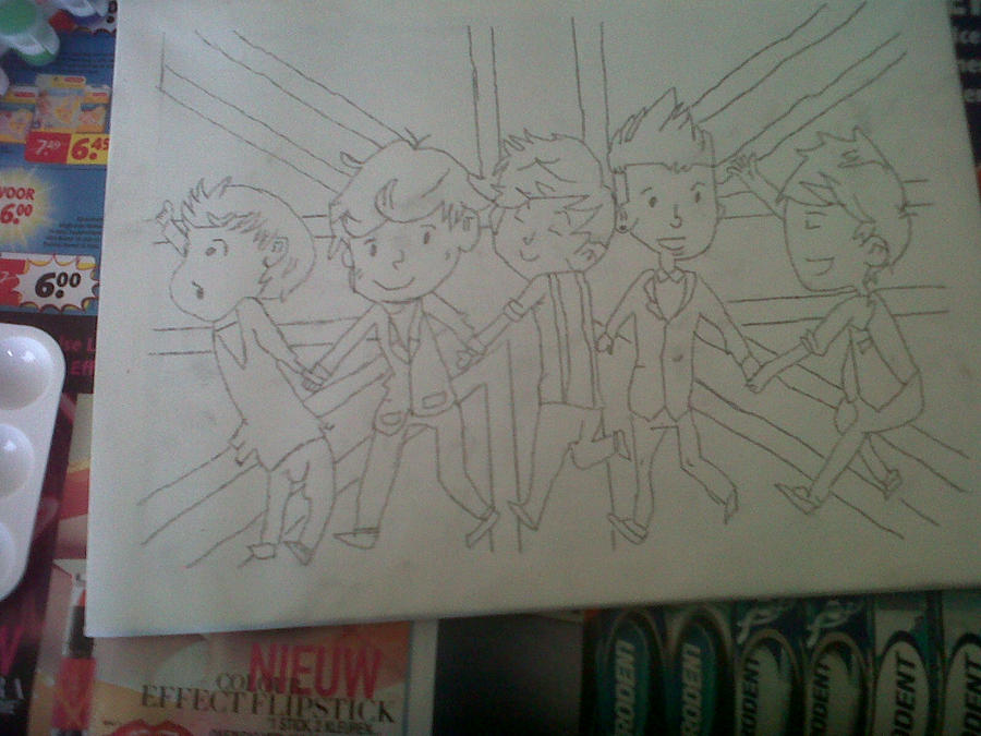 One Direction Deviantart one direction cartoon drawning by kellymvv on DeviantArt