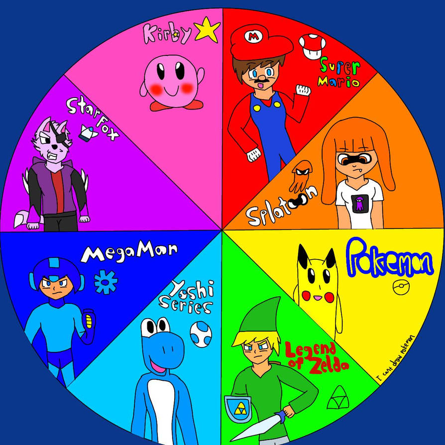 Nintendo Color Wheel by Trutchy07 on DeviantArt