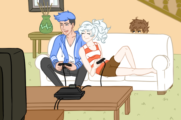 Mordecai And Cj And Rigby By Llavvliet On Deviantart