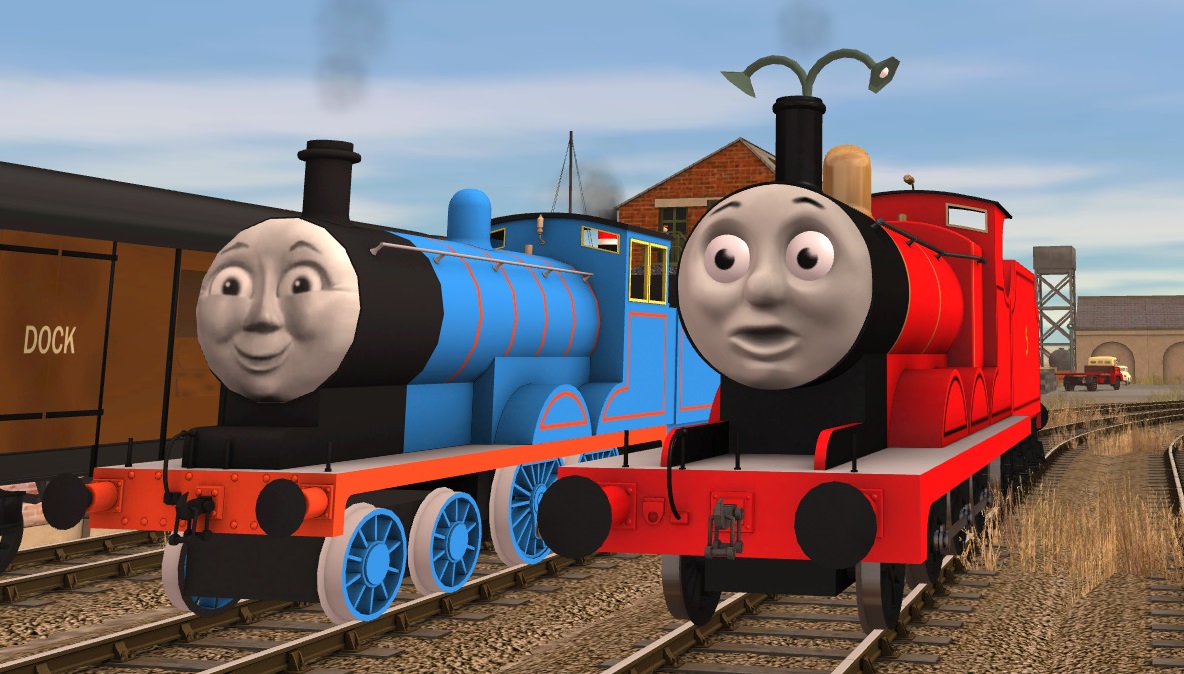 WendayTheMashedPotato01 (Commissions Open!) on X: James the Splendid Red  Engine, this time wearing some fabulous makeup #thomasthetankengine  #thomasandfriends #railwayseries  / X