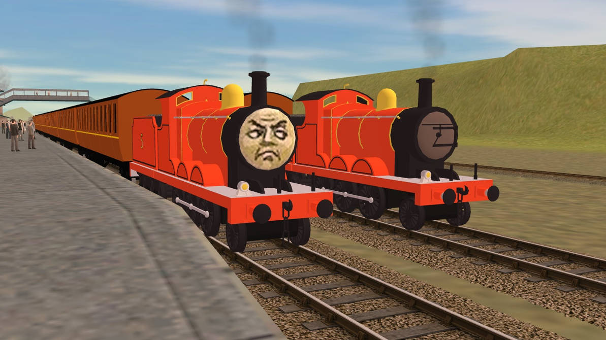 James and Faceless James by ThomasTankEngine76 on DeviantArt
