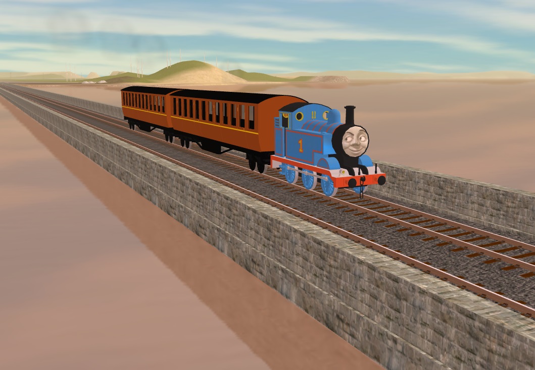 Thomas taking the RWS Coaches by ThomasTankEngine76 on DeviantArt