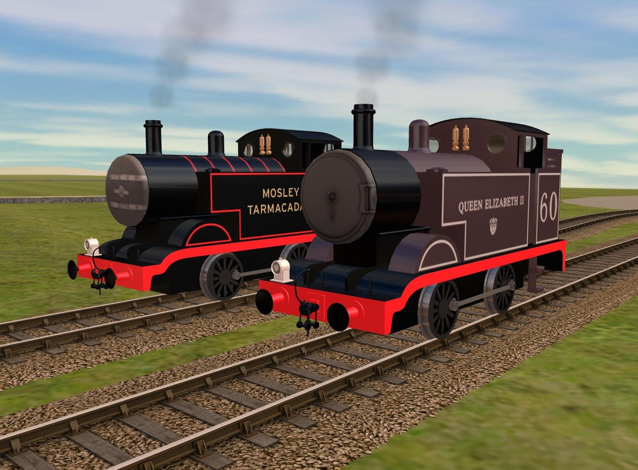 Two E2 Tank Engines by ThomasTankEngine76 on DeviantArt