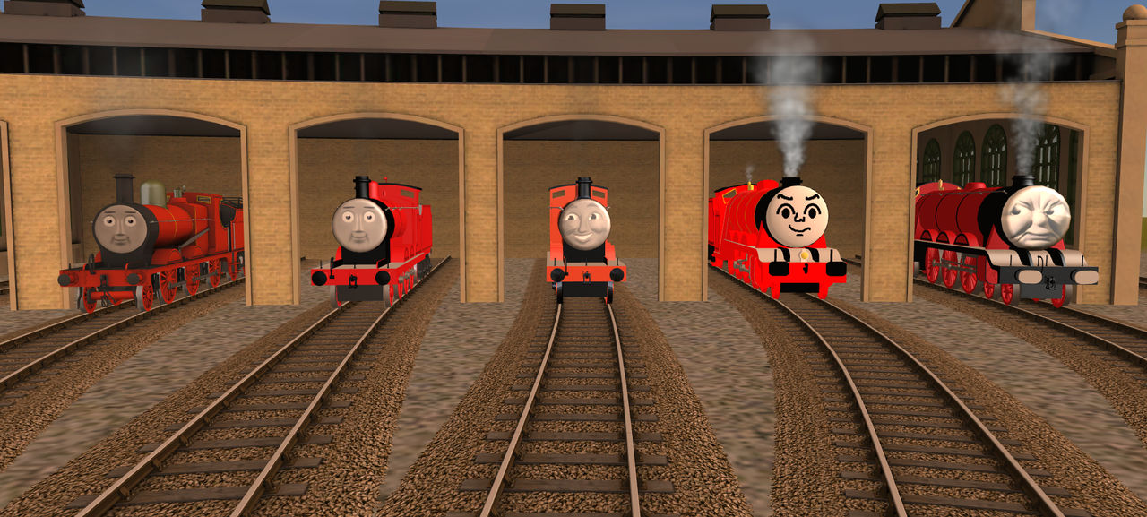The Red Engines by ThomasTankEngine76 on DeviantArt