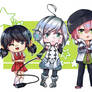 (VOCALOID-fanart) Yukki,Piko and Yuma