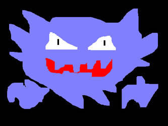 Haunter done in paint