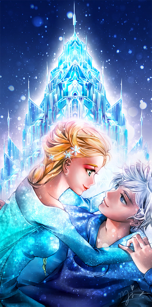 Elsa And Jack Love In The Ice By Yinamon On Deviantart Elsa And Jack Love In The Ice By Yinamon On Deviantart