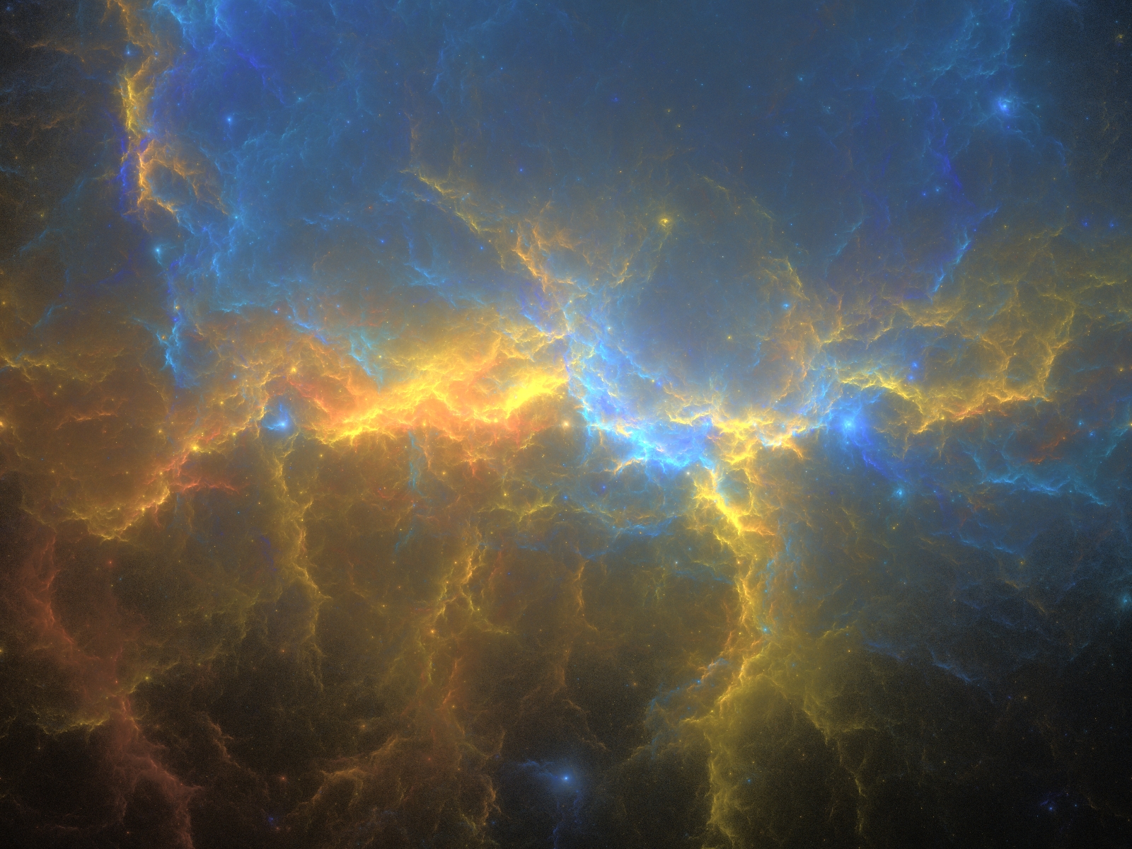 Cold Fire Nebula