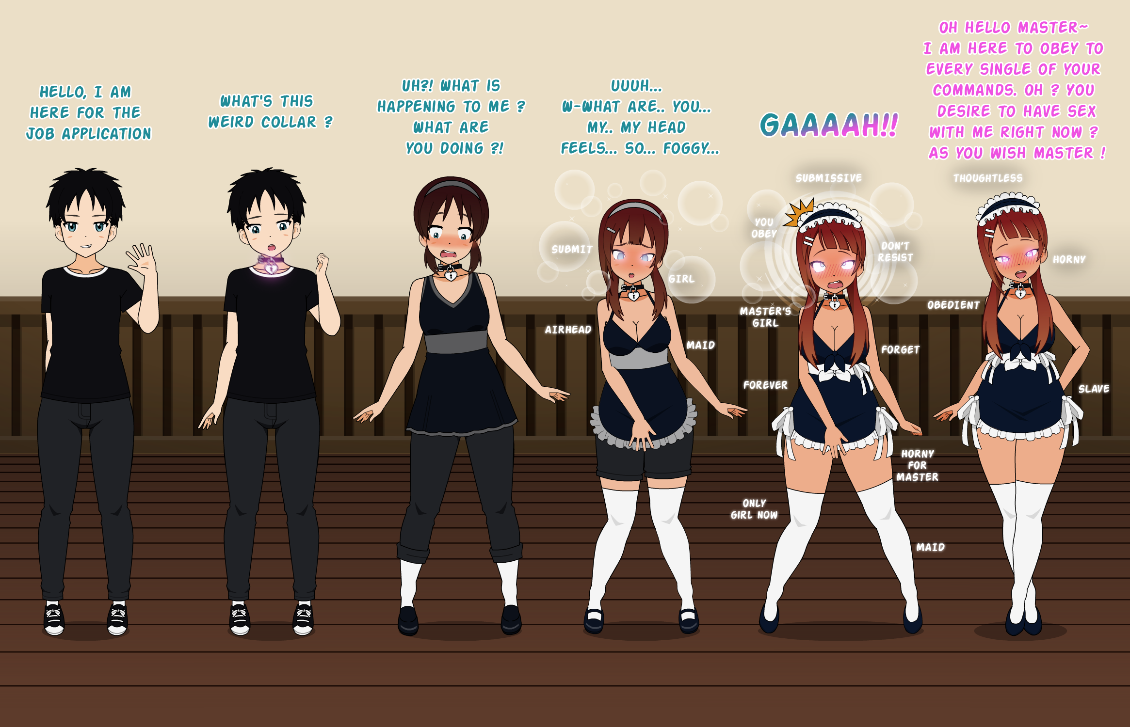 (TF TG) Maid To Obey by Morphoservus on DeviantArt