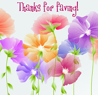 Thanks For Faving Flowers